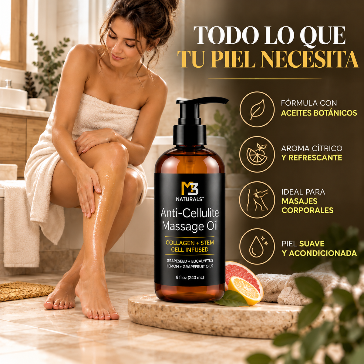 Aceite Masaje Corporal Reafirmante 240ml