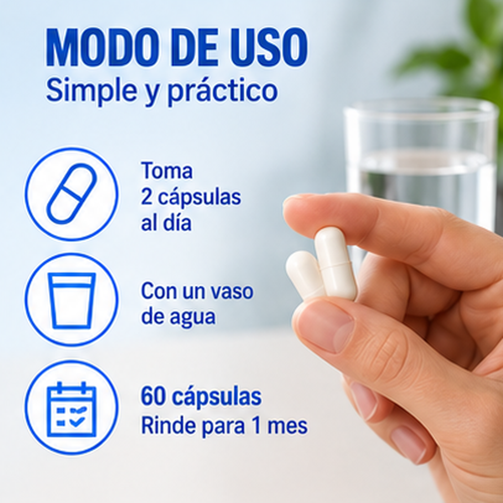Collagen peptides en cápsulas